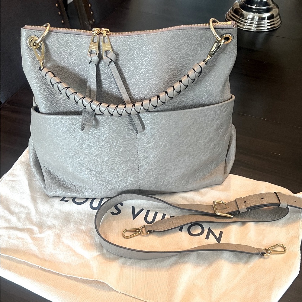 Maida Hobo RARE turtledove Louis Vuitton shoulder crossbody bag authentic